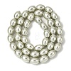 Electroplated Shell Pearl Beads Strands BSHE-B008-07A-2