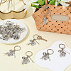 20Pcs Alloy Baseball Player & Baseball Bat & Hat Keychains KEYC-SC00044-4