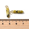 Natural Yellow Turquoise(Jasper) Pendants STAS-C120-01G-07-3