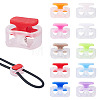 100Pcs 10 Colors Plastic Cord Locks KY-TA0001-66-1