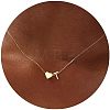 Simple Style Adjustable 316L Surgical Stainless Steel Heart and Initial Pendant Necklaces for Women WG95AEF-20-1