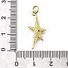 Brass Micro Pave Cubic Zirconia Pendants KK-Z093-19G-3