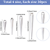 120Pcs 4 Styles Alloy Pendants FIND-SC0023-58-2