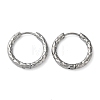 304 Stainless Steel Huggie Hoop Earrings EJEW-H111-02D-P-1