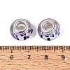 Opaque Resin European Beads RESI-N044-03S-03-4