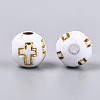 Plating Acrylic Beads X-PACR-Q113-01-2