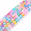 Synthetic Moonstone Beads Strands G-E573-01B-13-2