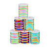 6Rolls 6 Styles Segment Dyed Polyester Thread NWIR-TA0001-47A-1