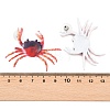 Alloy Enamel Stud Earrings EJEW-P334-02-3