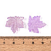 Baking Paint Transparent Glass Pendants DGLA-N014-11A-03-3