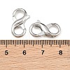Alloy Lobster Claw Clasps AL-CBAA02B-01P-3