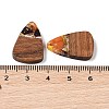 Resin & Wood Pendants WOOD-S061-02N-3