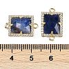 Natural Sodalite Faceted Rectangle Links G-I375-07G-02-3