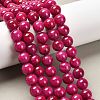 Natural Mashan Jade Round Beads Strands X-G-D263-10mm-XS12-1