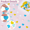 120Pcs Resin Cabochons CRES-SP0001-25-6