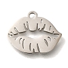 201 Stainless Steel Pendants STAS-R136-18P-1