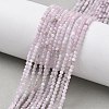 Natural Kunzite/Spodumene Beads Strands G-L651-C12-2mm-02-1