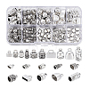 100Pcs 10 Style Tibetan Style Alloy Cord Ends TIBEP-PH0001-50-6