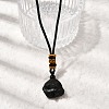 Natural Tourmaline Pendants Necklaces NJEW-B156-01-3