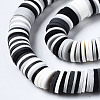 Handmade Polymer Clay Beads Strands CLAY-R089-8mm-150-2