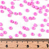 12/0 1.5~2mm Baking Paint Glass Seed Beads Loose Spacer Beads X-SEED-S001-K2-5