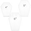 Acrylic Quilting Templates DIY-BC0014-52B-1