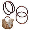 Woven Rattan Bag Handles FIND-WH0152-150-1
