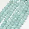 Natural Yellow Jade Beads Strands G-G598-4mm-YXS-20-2