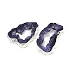 Dyed Natural Druzy Agate links G-R012-05S-02-2