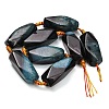 Natural Agate Beads Strands G-A321-B01-01B-5