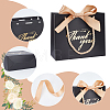 Rectangle Paper Wrapping Handle Bags with Ribbon CARB-WH0001-07C-5