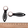 Alloy & Iron Bookmark Cabochon Settings PALLOY-N184-02S-3