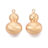 Brass Twister Clasps KK-Q074-14G-1