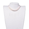 Natural Freshwater Pearl Necklaces NJEW-JN02509-01-4