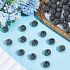 50Pcs Resin Rhinestone Beads RESI-PA0001-45A-4