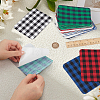 32Pcs 4 Colors Polyester Iron on Cloth Patches DIY-MA0007-29-3