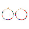 306 Stainless Steel Hoop Earrings JS8237-3-1