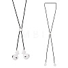 2Pcs Polyester Earphone Cord Straps HJEW-TAC0167-1