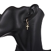 304 Stainless Steel Leverback Earrings EJEW-JE06885-4