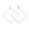 Tarnish Resistant 304 Stainless Steel Wire Pendants STAS-L238-076P-2