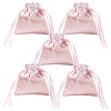 Satin Cloth Drawstring Pouches with Flower ST-CJ0048-001C-8