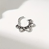 Gothic 316 Surgical Stainless Steel Flower Hoop Nose Rings for Men and Women Party Jewelry VU7400-5