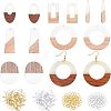 Olycraft DIY Resin Dangle Earring Making Kits DIY-OC0006-48-1