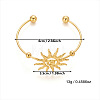 304 Stainless Steel Cuff Bangles WG08202-01-1