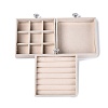 3-Tier PET Plastic Jewelry Storage Drawer Boxes CON-N016-08A-3