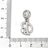 Brass European Dangle Charms KK-Z097-01P-GP-3