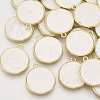 Pearlized Style Resin Pendants X-PALLOY-N150-10A-1