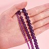 3 Strands 3 Styles Natural Amethyst Beads Strands G-SZ0001-14-8