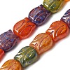 Painted Glass Beads Strands GLAA-Z021-20-3