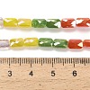 Electroplate Glass Beads Strands EGLA-P068-01A-12-4